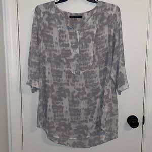 Rose & Olive sheer tie dye tunic